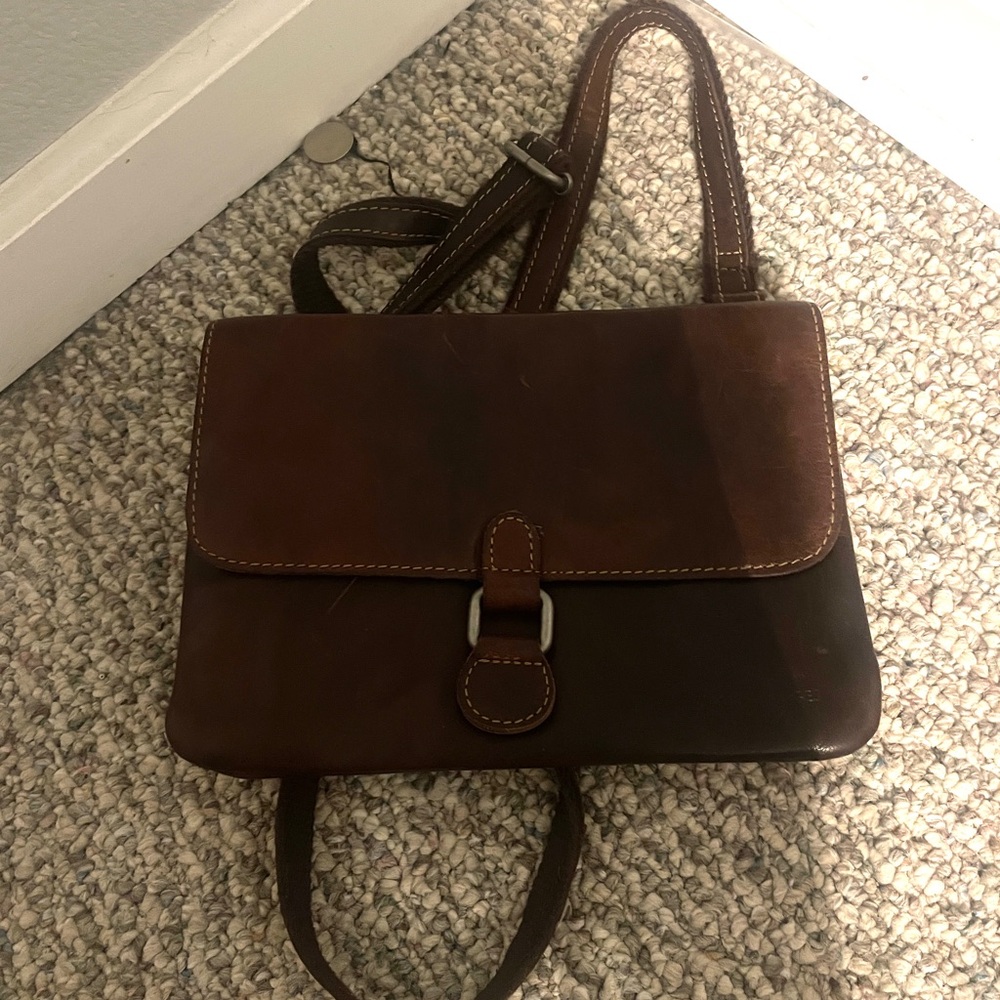 Brown Leather Men's Bag